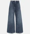 Ag Stella High-rise Wide-leg Jeans In Blue