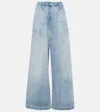 Ag Stella High-rise Wide-leg Jeans In Sunset Blues