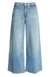 Ag Stella Raw Hem Low Slung Palazzo Jeans In Aries