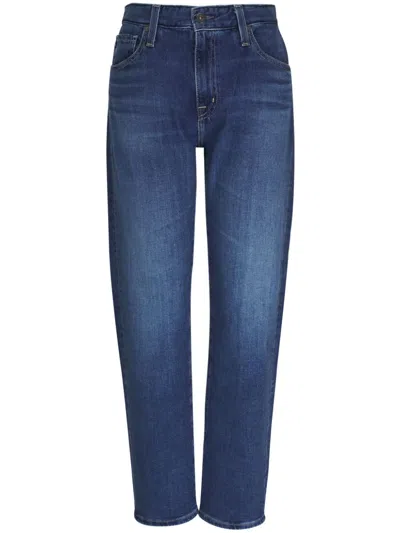 Ag Straight-leg Jeans In Blau