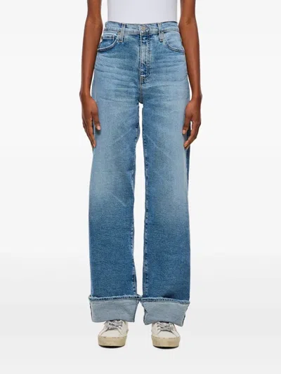 Ag Straight-leg Jeans In Blue