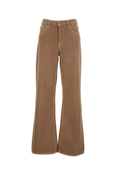 Ag Straight-leg Jeans In Classic Beige In Brown