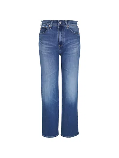 Ag Straight-leg Jeans In Blue