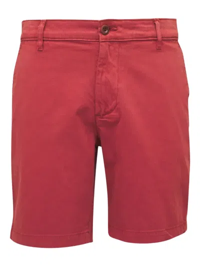 Ag 스트레치 코튼 쇼츠 In Red