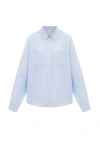 Ag Studio Baby Blue Linen Shirt