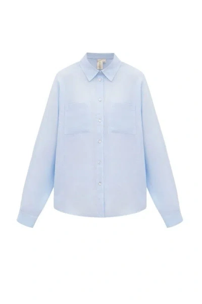 Ag Studio Baby Blue Linen Shirt