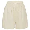 Ag Studio Beige Linen Shorts
