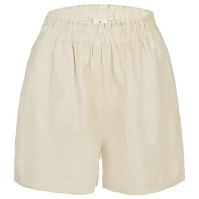 Ag Studio Beige Linen Shorts