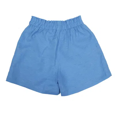 Ag Studio Blue Linen Short