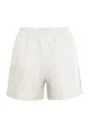 Ag Studio Cream Linen Shorts