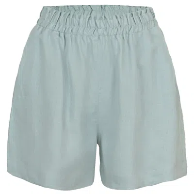 Ag Studio Grey Blue Linen Shorts