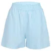 Ag Studio Light Blue Linen Shorts