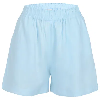 Ag Studio Light Blue Linen Shorts