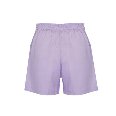 Ag Studio Light Purple Linen Shorts