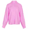 Ag Studio Neon Pink Linen Shirt