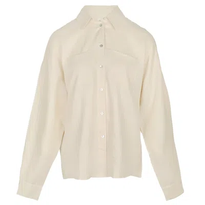 Ag Studio Womens Beige Linen Shirt