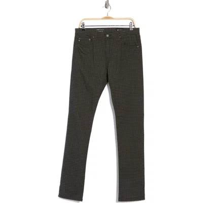 Ag Sud Print Slim Straight Leg Pants In Brant Taupe Multi