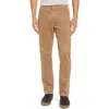 Ag Sud Print Slim Straight Leg Pants In Micro Geo Wheat