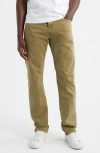Ag Tellis Stretch Sateen Modern Slim Pants In Green