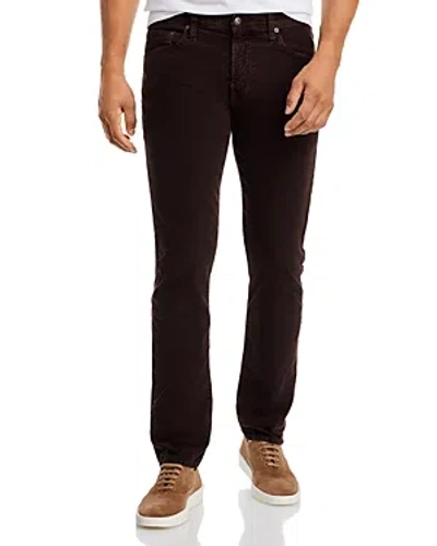 Ag Tellis 32 Slim Fit Cross Hatch Corduroy Jeans - 100% Exclusive In Sulfur Bitter Chocolate