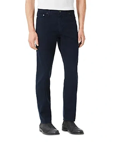 Ag Tellis 32 Slim Fit Twill Trousers In New Navy