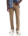 Ag Tellis 34 Slim Fit Twill Pants In Sulfur Faded Ashwood