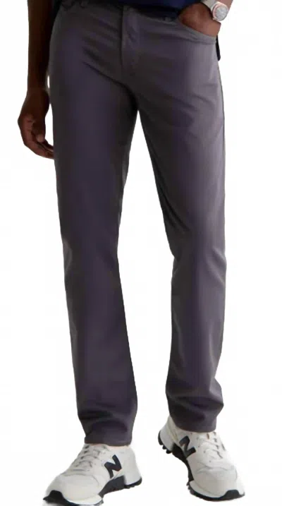 Ag Tellis Airluxe 34 Seam Jeans In Grey In Gray
