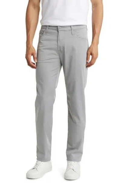 Ag Everett Sud Print Slim Straight Leg Pants In Viggo Grey Multi