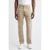 Ag Tellis Airluxe™ Commuter Performance Sateen Slim Fit Pants In Brown