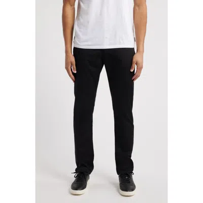 Ag Tellis Airluxe™ Commuter Performance Sateen Slim Fit Pants In True Black