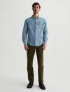 Ag Tellis Corduroy In Sulfur Dried Cedar