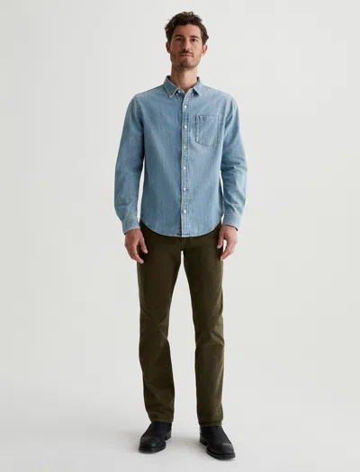 Ag Tellis Corduroy In Sulfur Dried Cedar