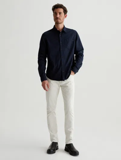 Ag Tellis Corduroy In White Cream