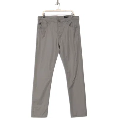 Ag Tellis Jacquard Slim Fit Pants In Gray