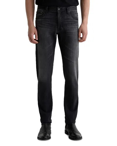 Ag Tellis Modern Slim Fit Jeans In Curson Silver In Black
