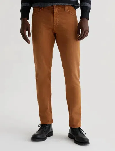 Ag Tellis Modern Slim In Caramel In Brown