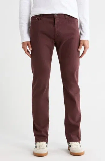 Ag Tellis Modern Slim Pants In Burgundy