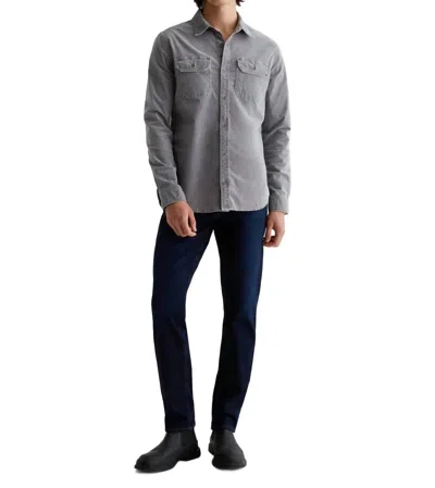 Ag Tellis Modern Slim Thermolite Denim In Fountains In Multi