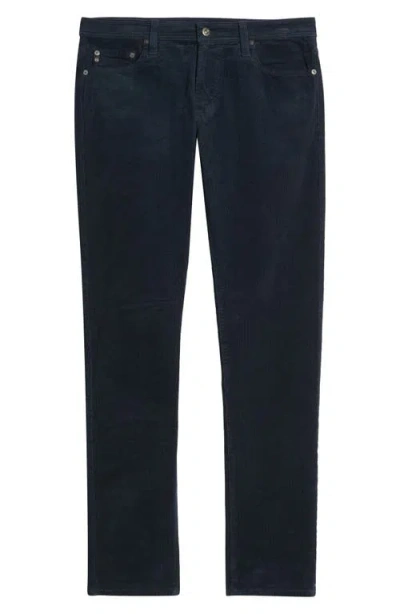 Ag Tellis Slim Fit Corduroy Pants In Blue