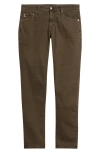 Ag Tellis Slim Fit Corduroy Pants In Green