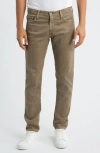 Ag Tellis Slim Fit Corduroy Pants In Neutral