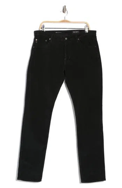 Ag Tellis Slim Fit Corduroy Pants In Sulfur Gunpowder