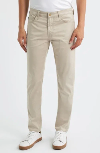 Ag Tellis Slim Fit Twill Pants In Gray