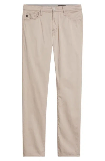 Ag Tellis Slim Fit Twill Pants In Pink