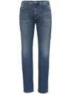 Ag Schmale Tellis Jeans In Blau