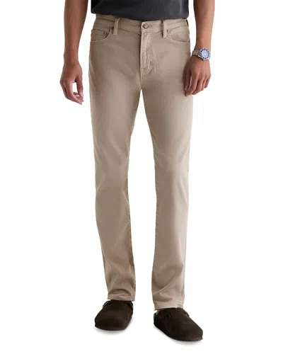 Ag Tellis Slim Straight Fit Jeans In Seven Years Sulfur Stone Barrack In Brown