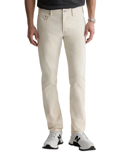 Ag Tellis Slim Twill Pants In Neutral