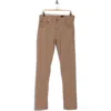 Ag Tellis Stretch Sateen Modern Slim Pants In Brown