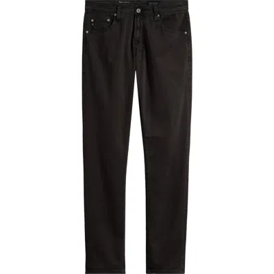 Ag Tellis Stretch Sateen Modern Slim Pants In Black