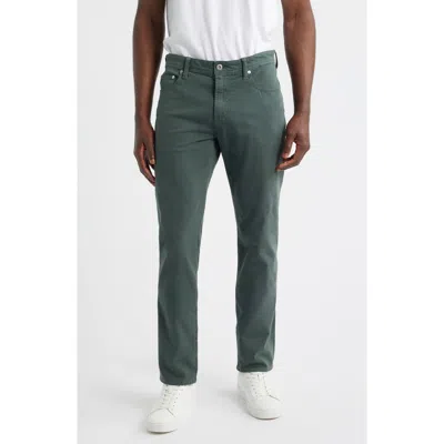 Ag Tellis Stretch Sateen Modern Slim Pants In Green